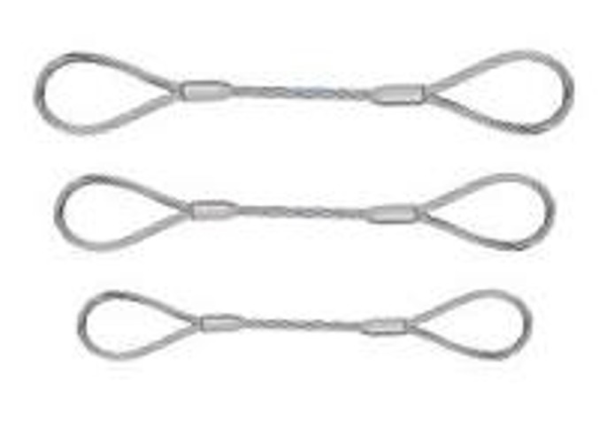 USHA MARTIN 1 m Thimble and  Eye Wire Rope Sling 3 ton