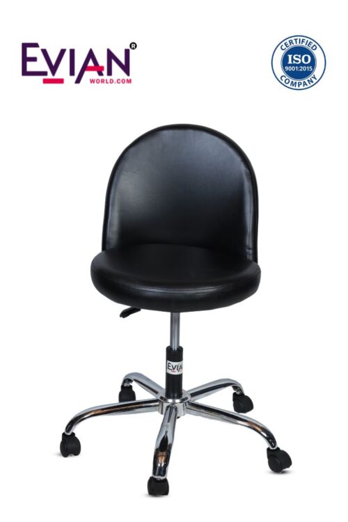 EVIAN Stools Bar Leather Black