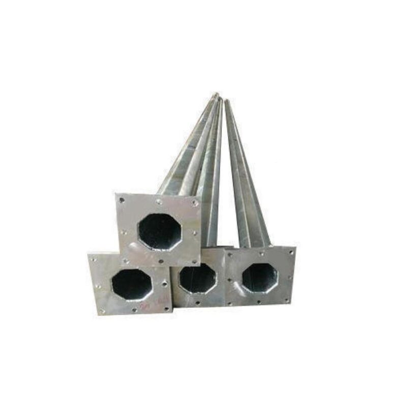 10 m Mild Steel Octagonal Poles