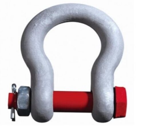 K POWER Grade 80 Nut Bolt Bow Shackle 11 mm 1.5 ton