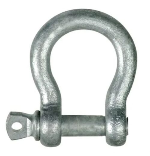 UNIQUE Grade 30 Round Pin Bow Shackle 6 - 24 mm 8 ton