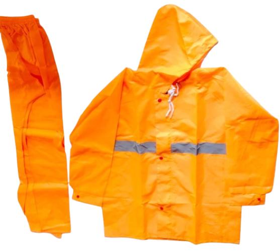 Polyester and PVC Raincoats XL