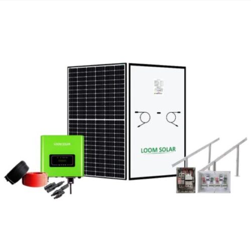 17170-847_image_0.jpg LOOM SOLAR 6 kW Three Phase Mono PERC Halfcut Non DCR On Grid Solar Solution
