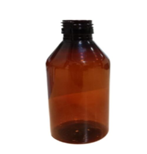 500 mL Round Amber Glass Bottle