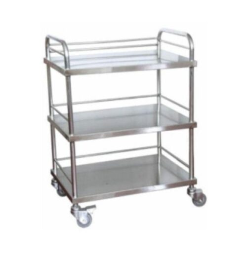 17172-11817_image_0.jpg WEBCON Instrument Trolley Stainless Steel 605 x 455 x 810 mm