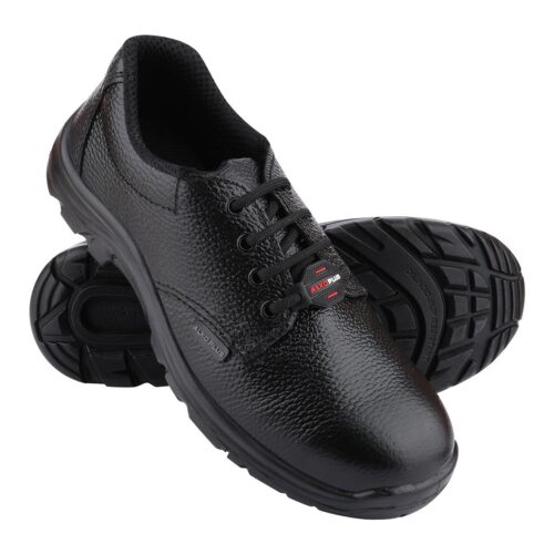 17172-12897_image_0.jpg Leather Steel Toe Safety Shoes Black