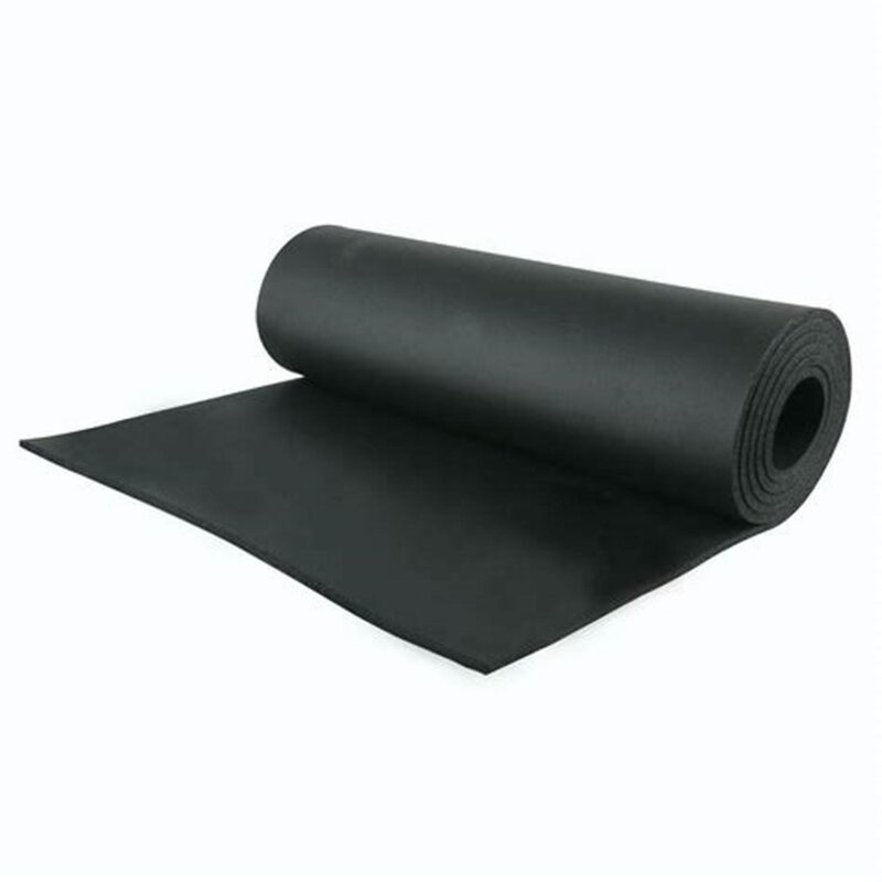1 mm 10 m Black Rubber Sheet