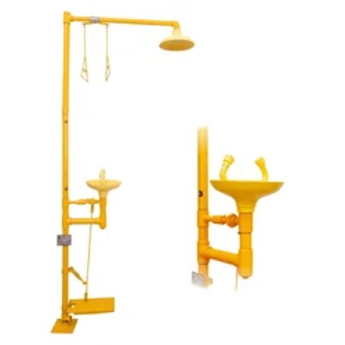 Unitech Stainless Steel Hand and Foot Operated Safety Shower