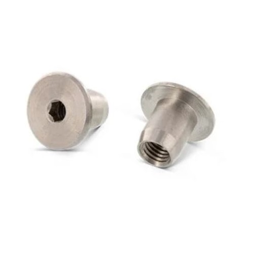 Aashish M4 x 8 mm Countersunk Flat Hex Socket Head Screw 8.8 IS 2269 Polished