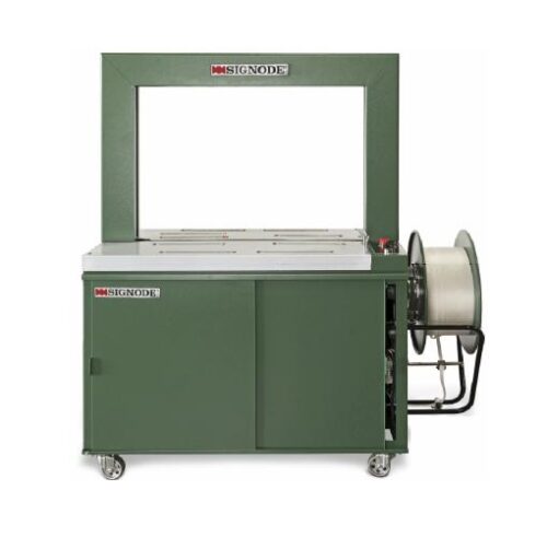 17179-2774_image_0.jpg Signode Strapping Machines 2.2 sec/strap Semi Automatic Three Phase Grey
