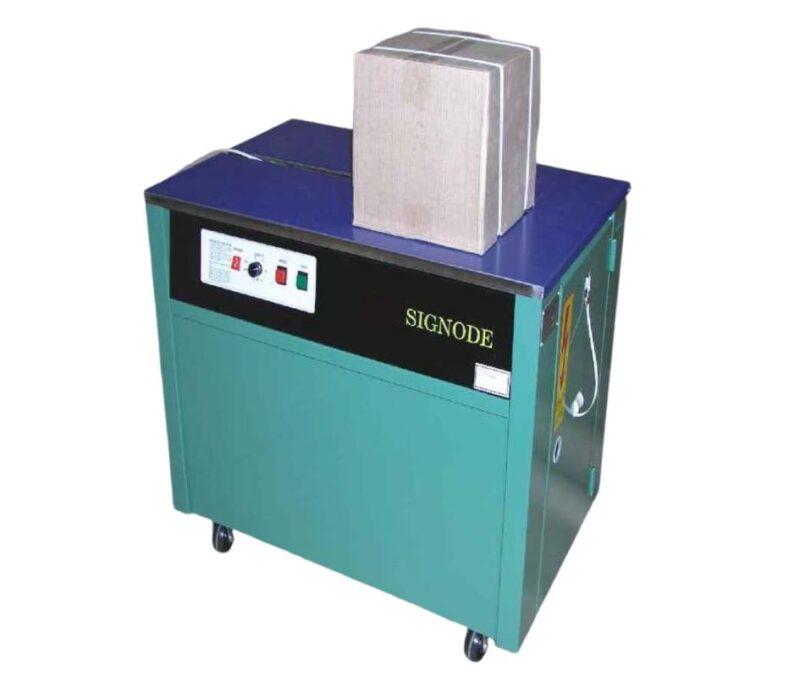 17181-52_image_0.jpg Signode Strapping Machines 1.5 sec/strap Semi Automatic Single Phase Green