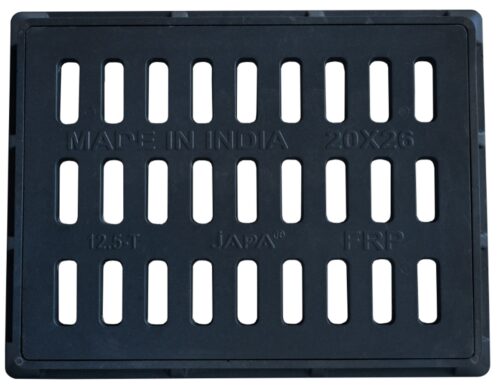 17182-1324_image_0.jpg JAPA FRP Gully Grating Glass Fibre 18 x 21 inch