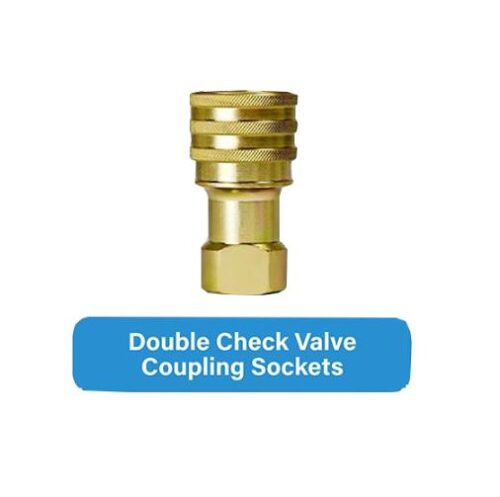 PIONEER 0.125 mm Threaded Quick Release Couplings Double Check 3000 psi 1/4 inch