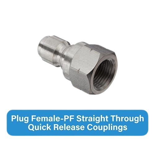 17185-1680_image_0.jpg PIONEER 0.125 mm Female Thread Plug Quick Release Couplings Straight Through 300 psi 1/4 inch