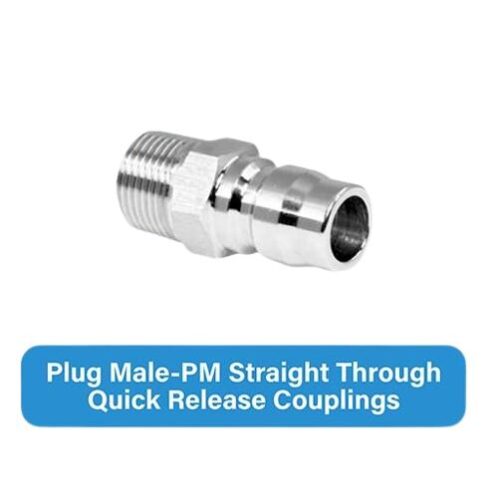 17185-1690_image_0.jpg PIONEER 0.125 mm Screwed End Quick Release Couplings Plug Male 300 psi 1/4 inch