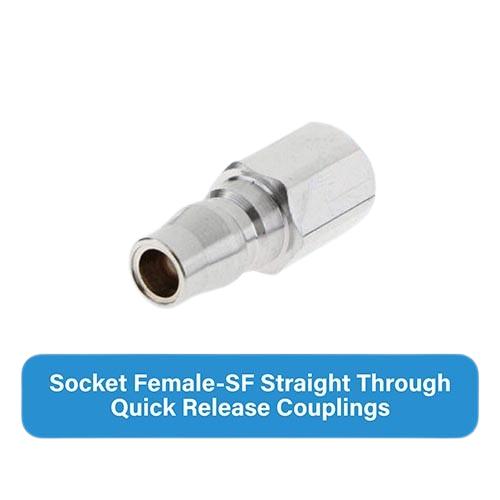 PIONEER 0.125 mm Screwed End Quick Release Couplings Socket Female 300 psi 1/4 inch