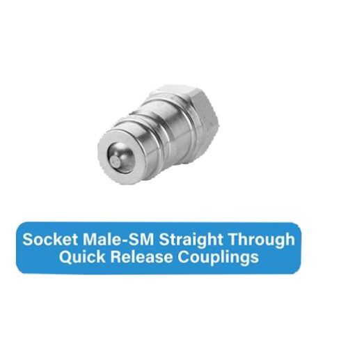 PIONEER 0.125 mm Screwed End Quick Release Couplings Socket Male 300 psi 1/4 inch