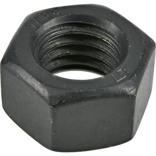 HW 3 mm Hexagon Head Nuts Mild Steel 10.9 Black Finish DIN 914