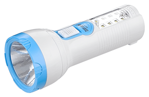 Rashmi Lithium Ion Blue and White 7.87 in Torch