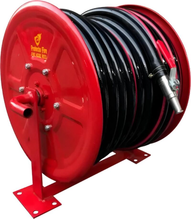 Protecto Fire PFSI - HR004 Rubber Carbon Steel Swing Manual Fire Hose Reel