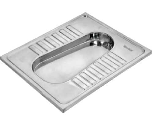Silvershine Thrift Pan Toilet Seat SSFU-214 Stainless Steel