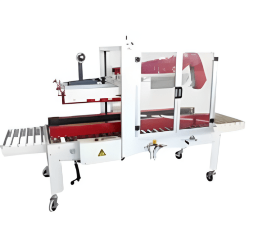 17228-1329_image_0.png Shree Balaji Carton Sealing Machine 240 V 200 box/hr Flap Fold Single Phase 1930 x 1010 x 1680 mm