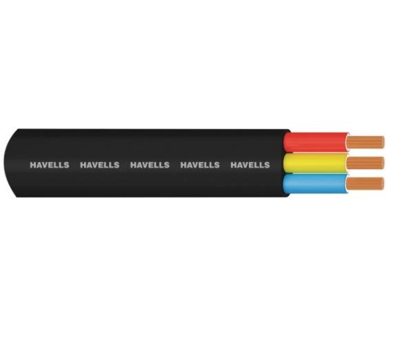 17229-6052_image_0.jpg HAVELLS 3 Core Flat Submersible Cables IS 694