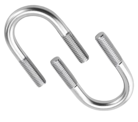 Generic 4 inch Mild Steel U Bolts 30 mm