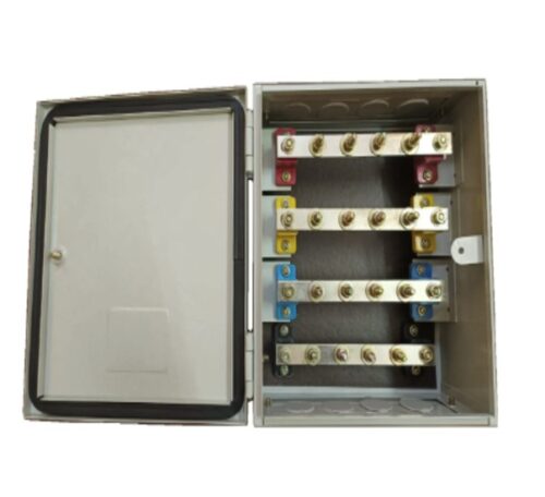 Mahesvari 200 A Three Phase 4 Ways Busbar Chamber Box