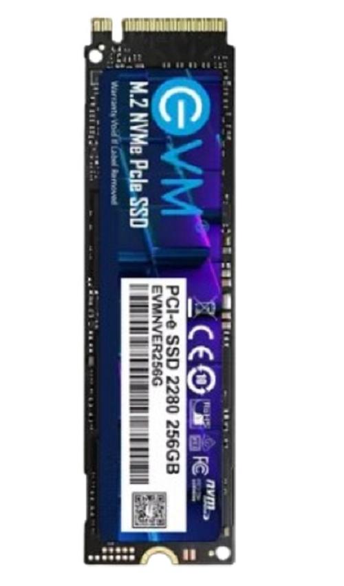 17245-5599_image_0.jpg EVM 256 M.2 NVME PCIE SSD 256 GB Internal SSD Hard Drive PCIe NVMe Black