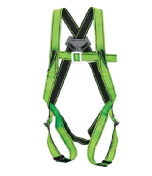 17251-691_image_0.jpg Polyester Full Body Simple Hook Double Rope Safety Harness Large