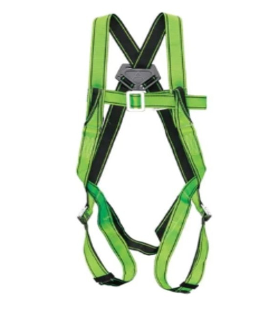 Polyester Full Body Simple Hook Double Rope Safety Harness Large