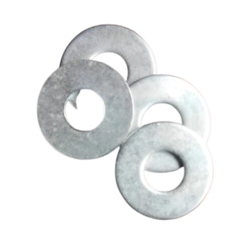 SUNRISE 8 mm Plain Washers Stainless Steel Zinc Plated IS 2016