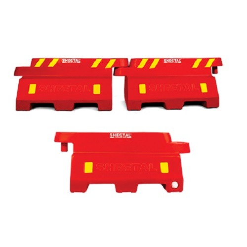 17263-2223_image_0.jpg SHEETAL Virgin LLDPE Inter Lock Road Barrier Alpha II