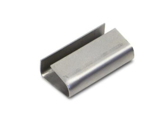 Strapping Clips Packaging Galvanized 12 mm Silver