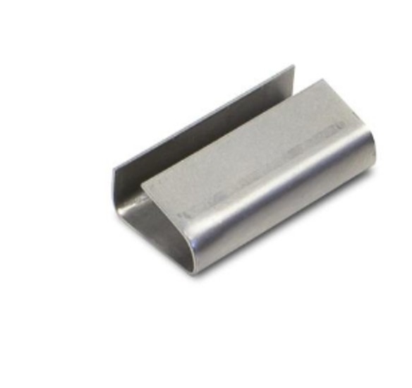 Strapping Clips Packaging Galvanized 12 mm Silver