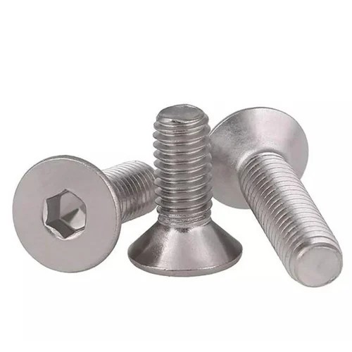 17269-4195_image_0.jpg M6 Allen CSK Hex Socket Head Screw A4 DIN 7991 Polished