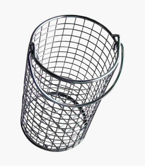 17269-4288_image_0.jpg Stainless Steel 10 kg Bucket 13 x 13 x 16 inch Black