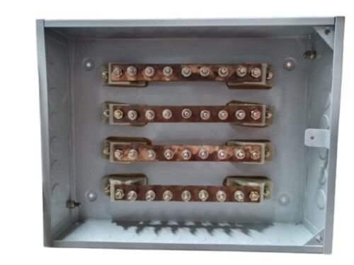 Maruti 63 A Three Phase 4 Ways Busbar Chamber Box