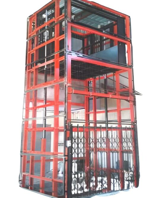 TECHNOCRATS Stainless Steel 15 ft Hydraulic Goods Lift 2 ton