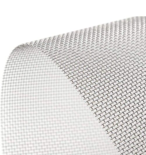 17271-2196_image_0.jpg Bajrang Metal 1 x 1 mm Woven Wire Mesh 0.5 mm Stainless Steel 2 m