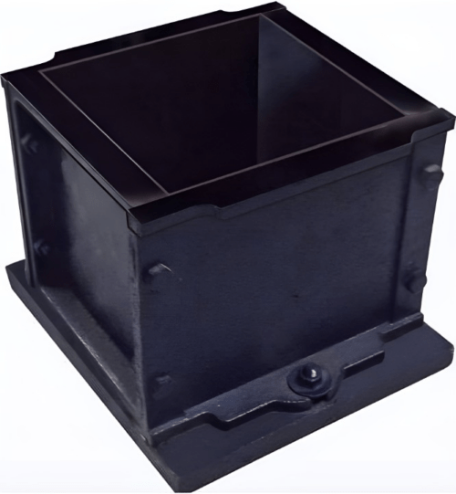 17271-6719_image_0.png 100 x 100 x 100 mm Mild Steel Cube Moulds 5 kg