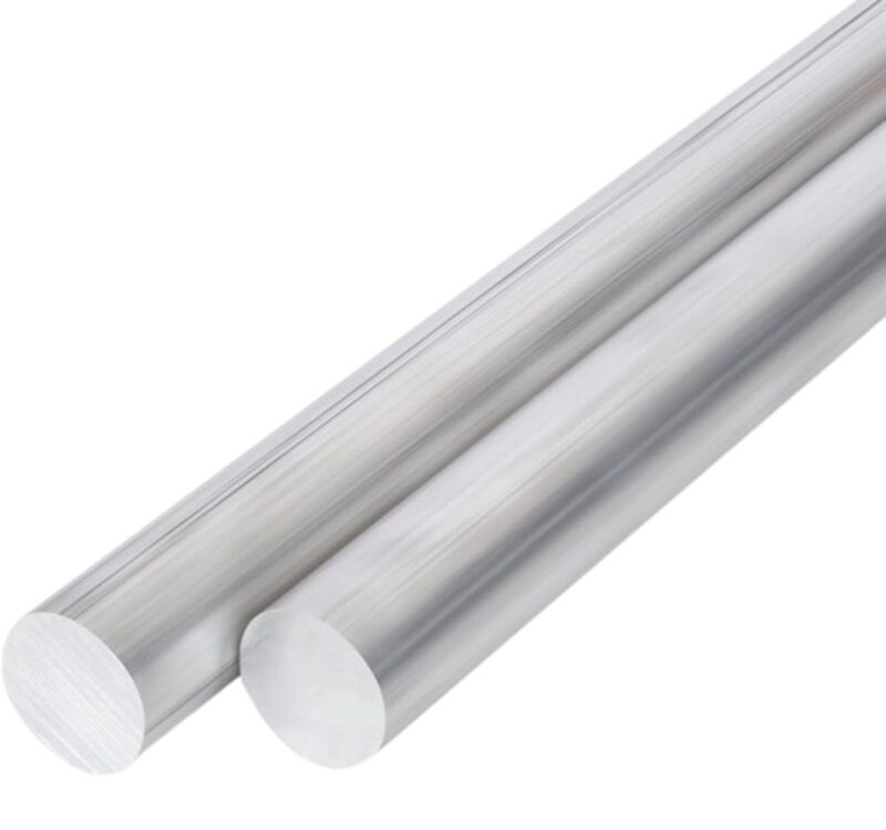 Hymexo 100 mm Round Aluminium Bar 6061 3 m