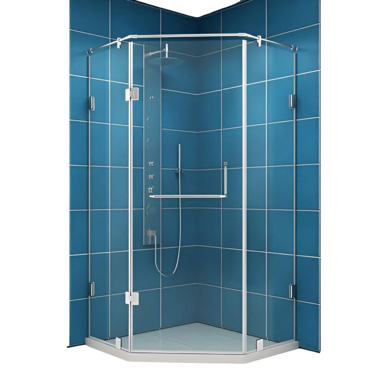 17274-5975_image_0.jpg Hindware SU13CLP-2024H19-CR Half Round Shower Enclosure
