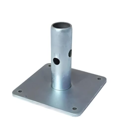 17274-6202_image_0.jpg SUN 300 mm Adjustable Base Plate 0020-16 Mild Steel Galvanized 36 mm 150 x 150 mm