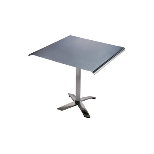 17280-1263_image_0.jpg Godrej Cafe Pod Food Table Stainless Steel 80 x 80 x 73.8 cm