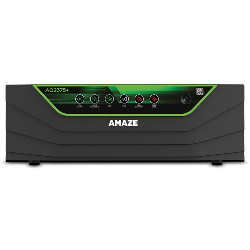 17280-1893_image_0.jpg AMAZE AQ 2375+ 2000 VA 24 V Single Phase Square Wave PWM Off Grid Solar Inverter