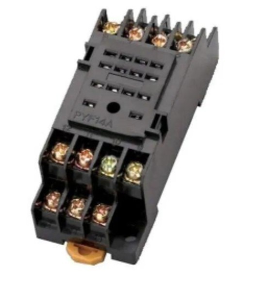 17282-1526_image_0.jpg Jigo 14 pin 14 A 230 VAC Relay Socket JG PF11