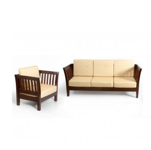 Generic Sheesham Wood 3+1 Seater Sofa Set