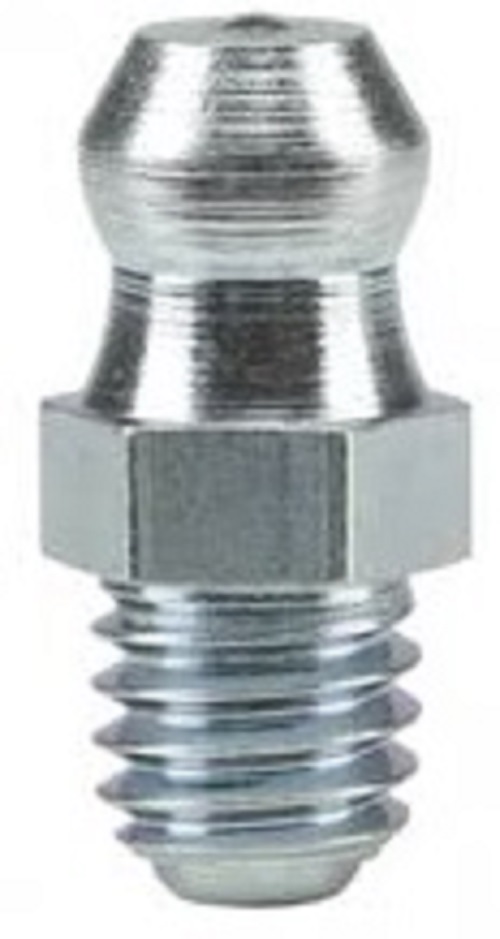 KBI Grease Nipple Straight Brass M6 x 1.0 13.5 mm